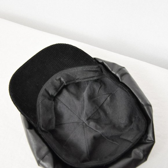 Leather and Corduroy Brando Cap Hat - Picture 4 of 8